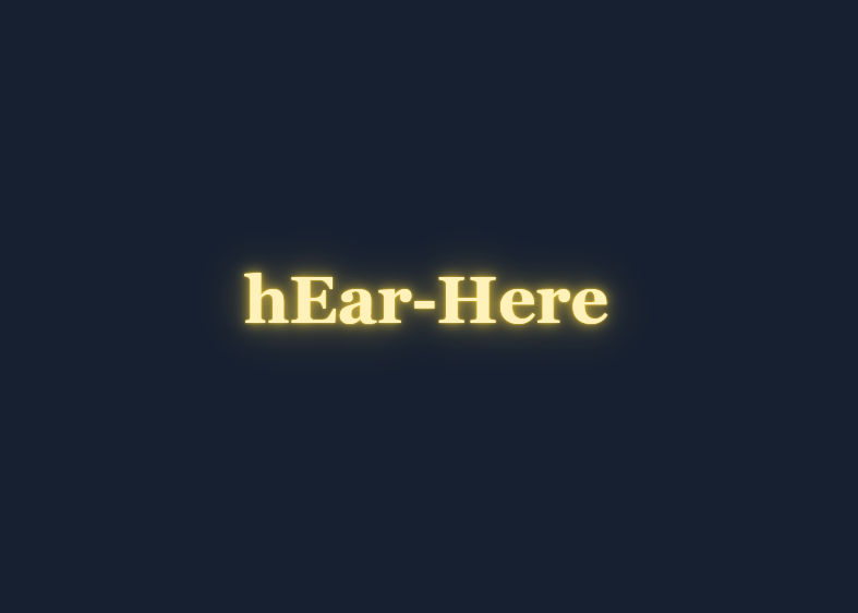 Hear-here